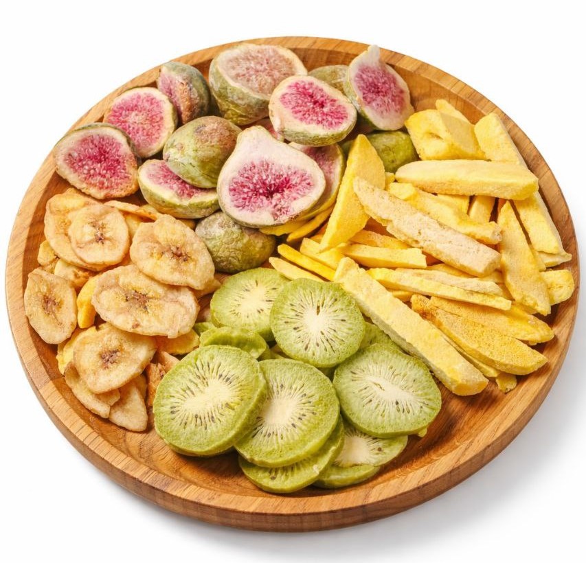 Мікс із сублімованих фруктів в крафт пакеті (4 фрукти)